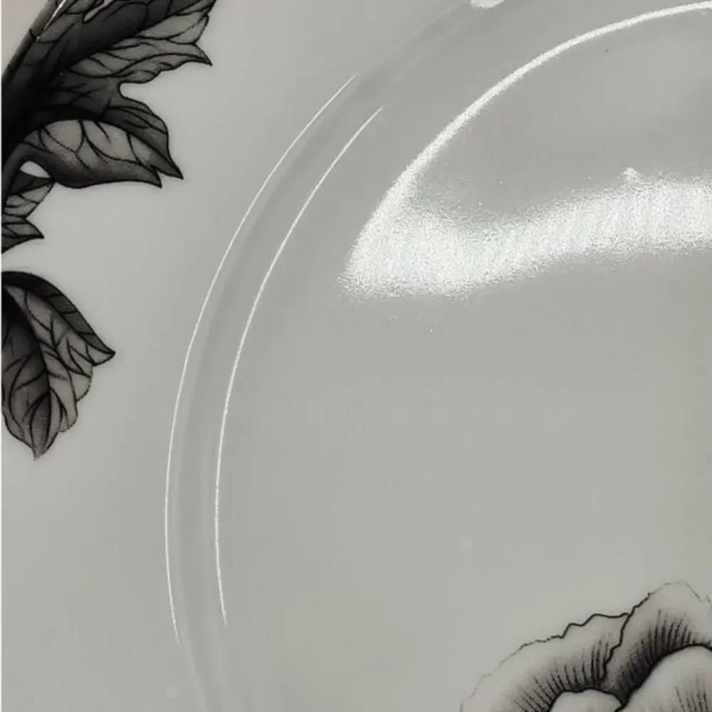 Spode BLACK PEONY 7.5